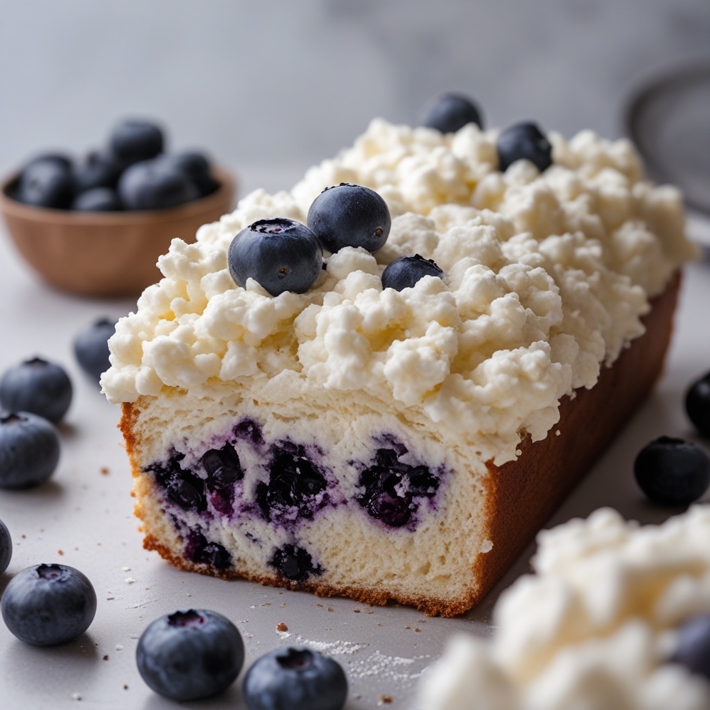 Cottage Cheese Blueberry Cloud Bread