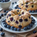 Cottage Cheese Blueberry Cloud Bread