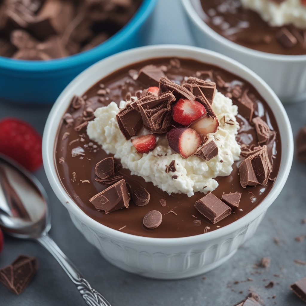 Cottage Cheese Chocolate Pudding