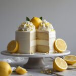 Fluffy Lemon Protein Cake with Greek Yogurt