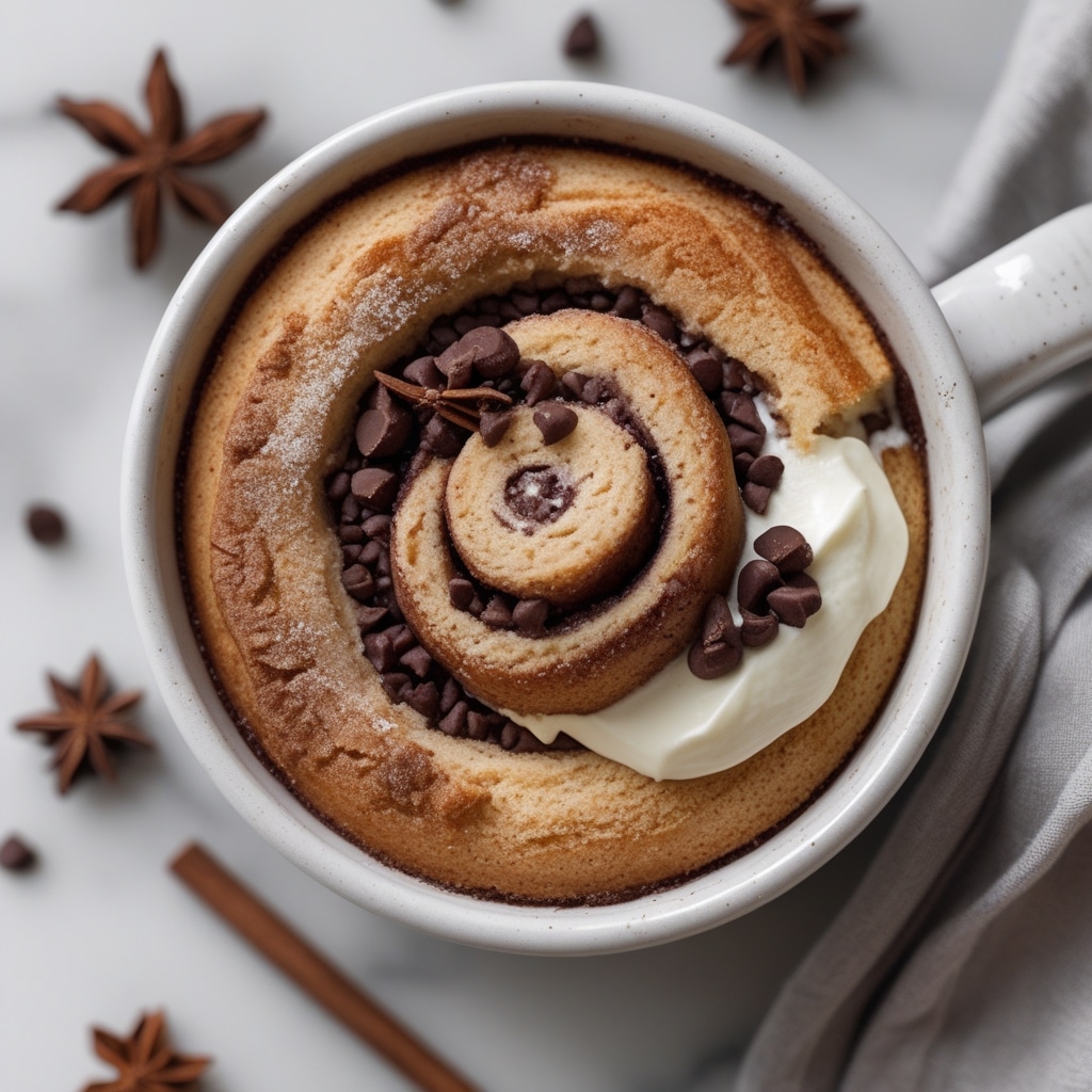 Cinnamon Roll Protein Mug Cake