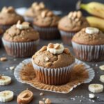 Peanut Butter Banana Protein Muffins