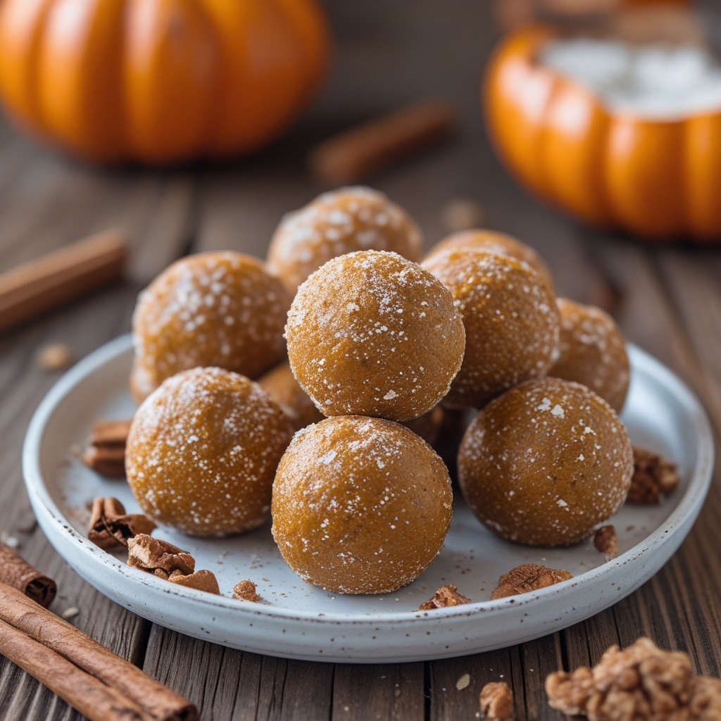 Keto-Friendly Pumpkin Spice Protein Bites