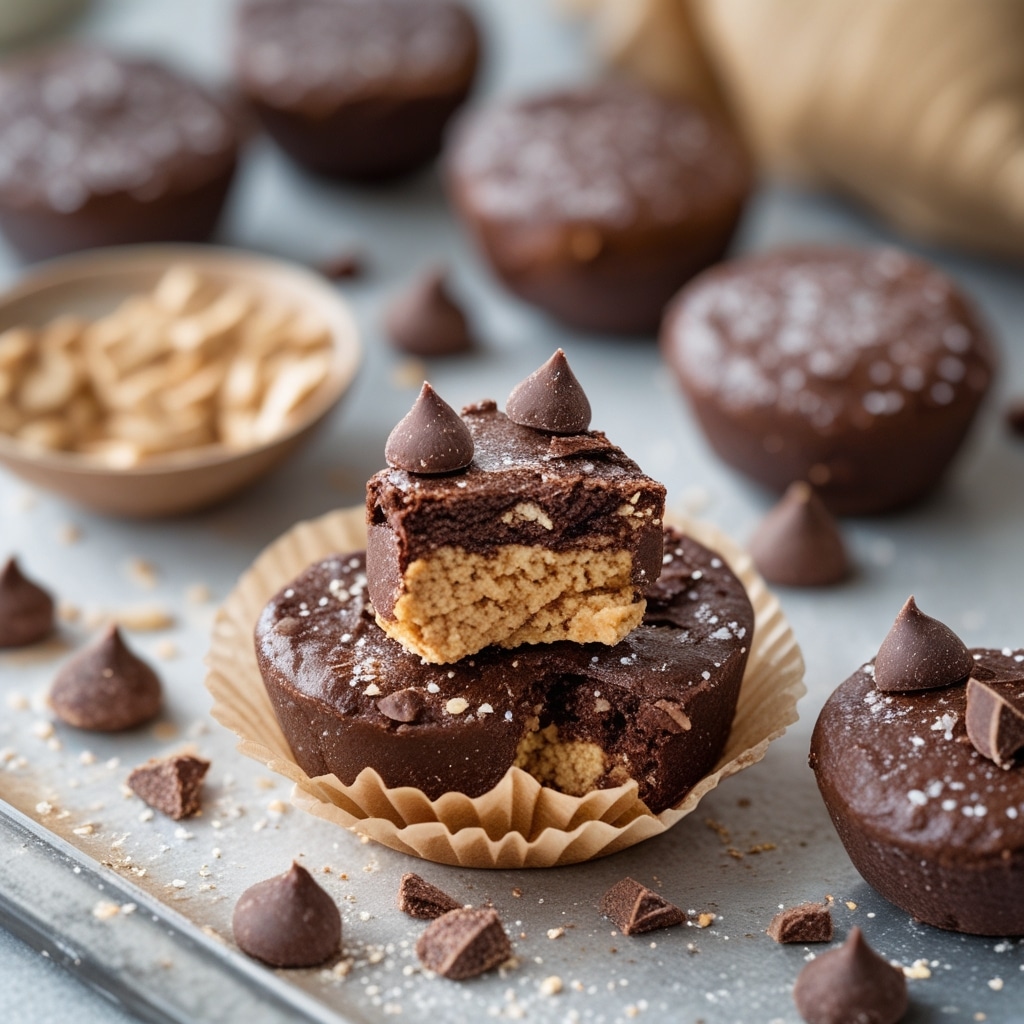 No-Bake Cottage Cheese Brownie Batter Protein Bites