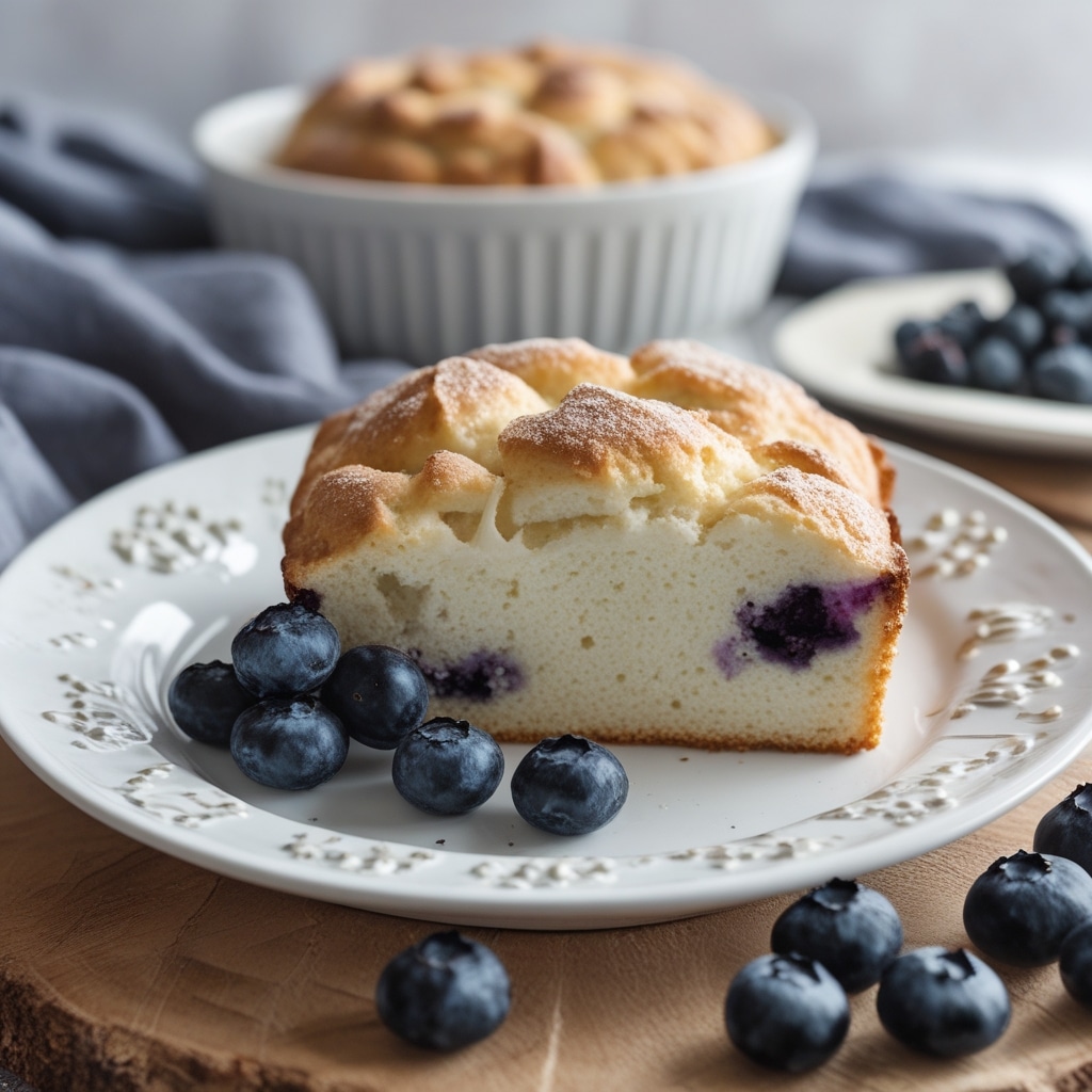 Blueberry Fluffy Cottage Cheese Cloud Bread