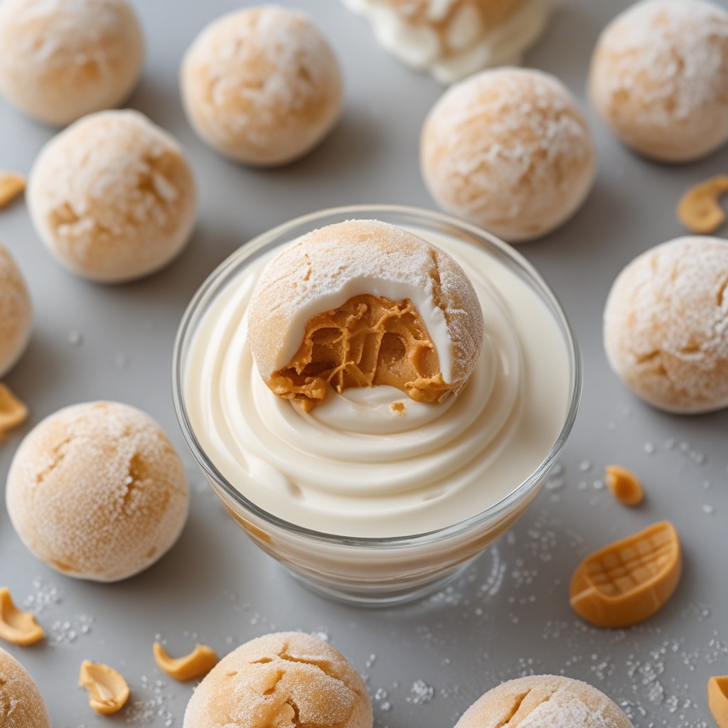 Frozen Greek Yogurt Peanut Butter Bites