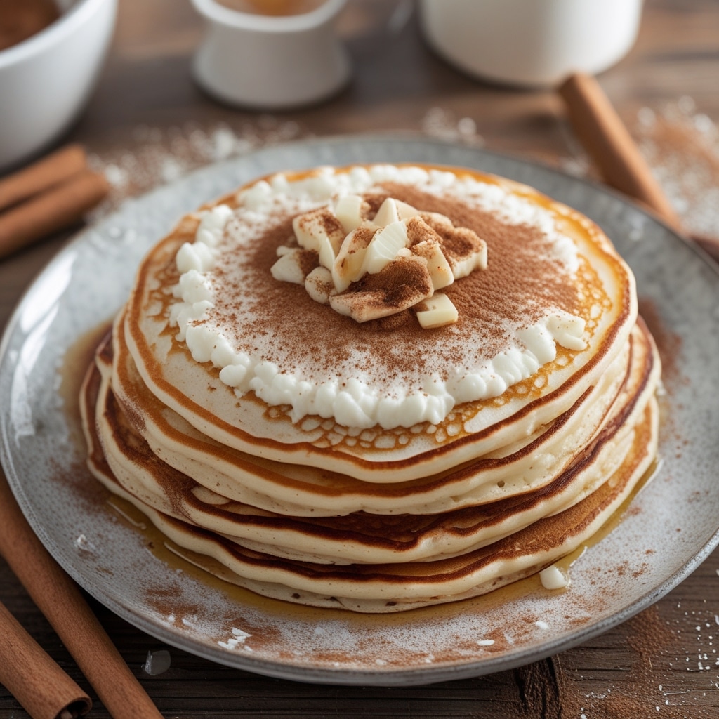 Cottage Cheese Pancakes with Cinnamon