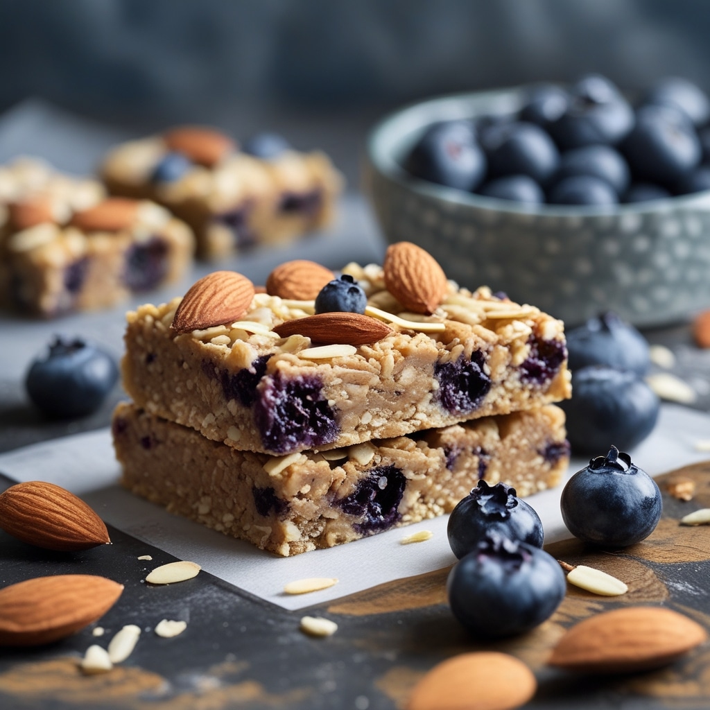 Blueberry Almond Protein Bars