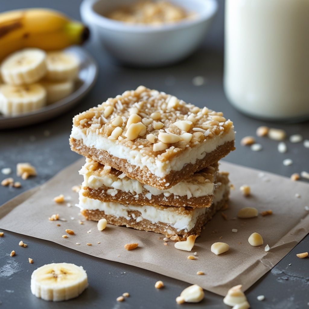 Banana Cottage Cheese Protein Bars