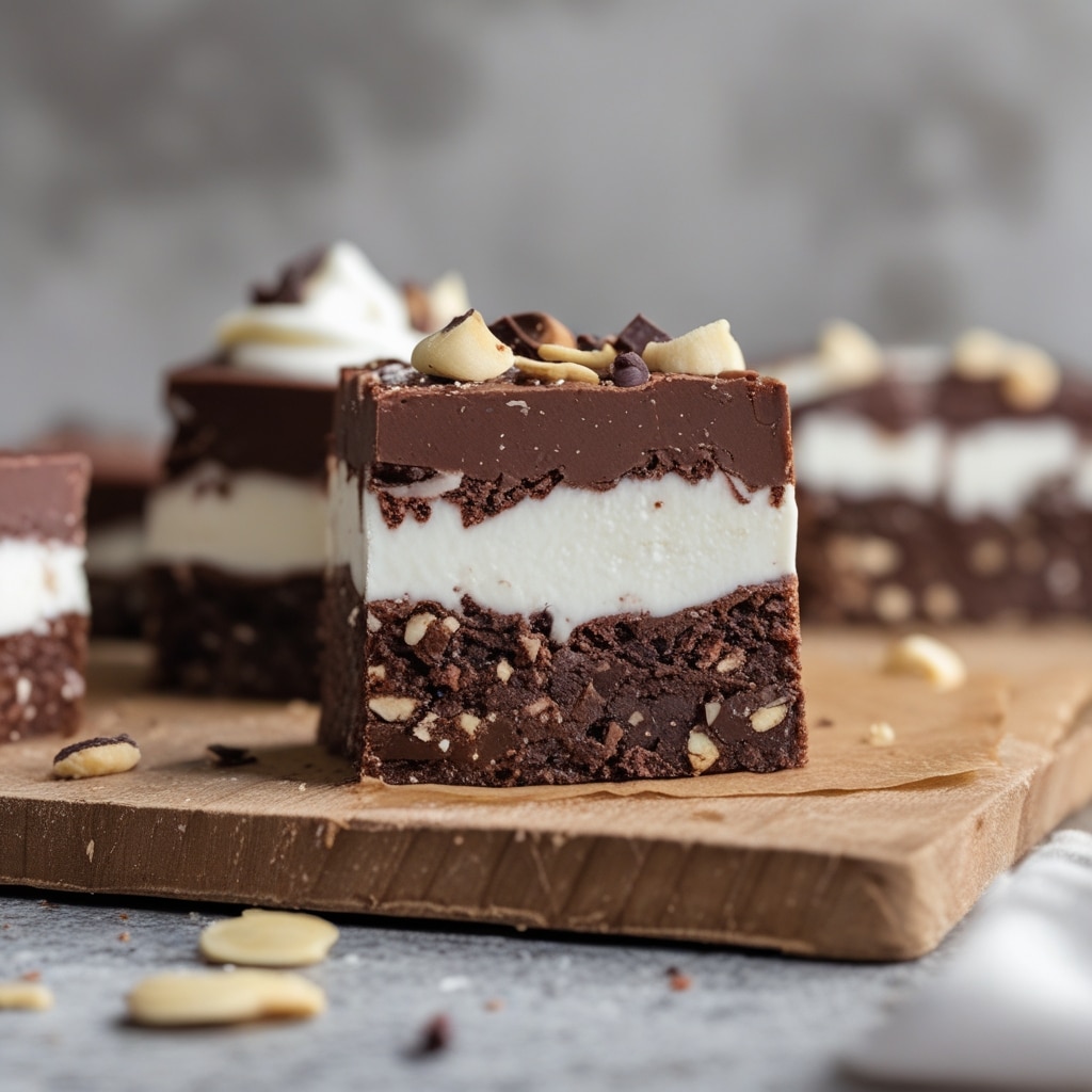 Greek Yogurt Protein Fudge Bars