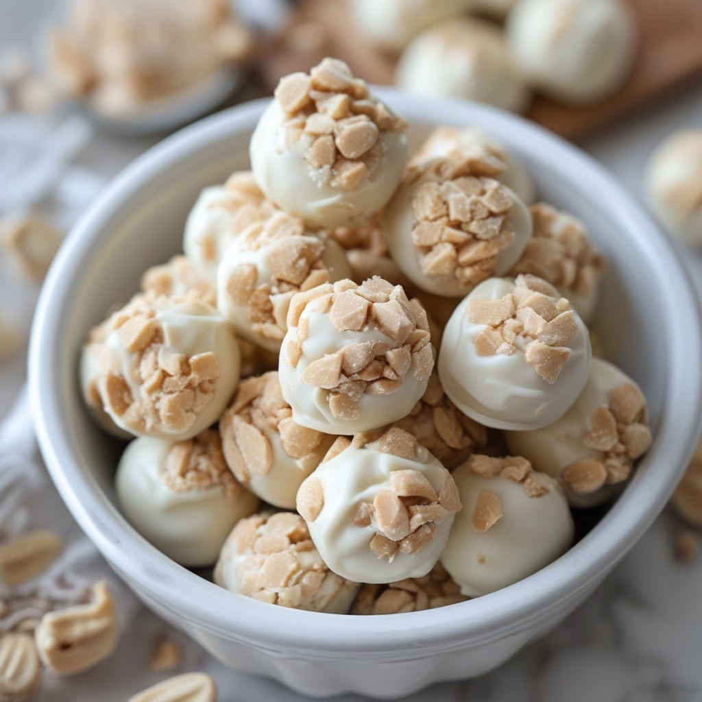 White Chocolate Peanut Butter Balls