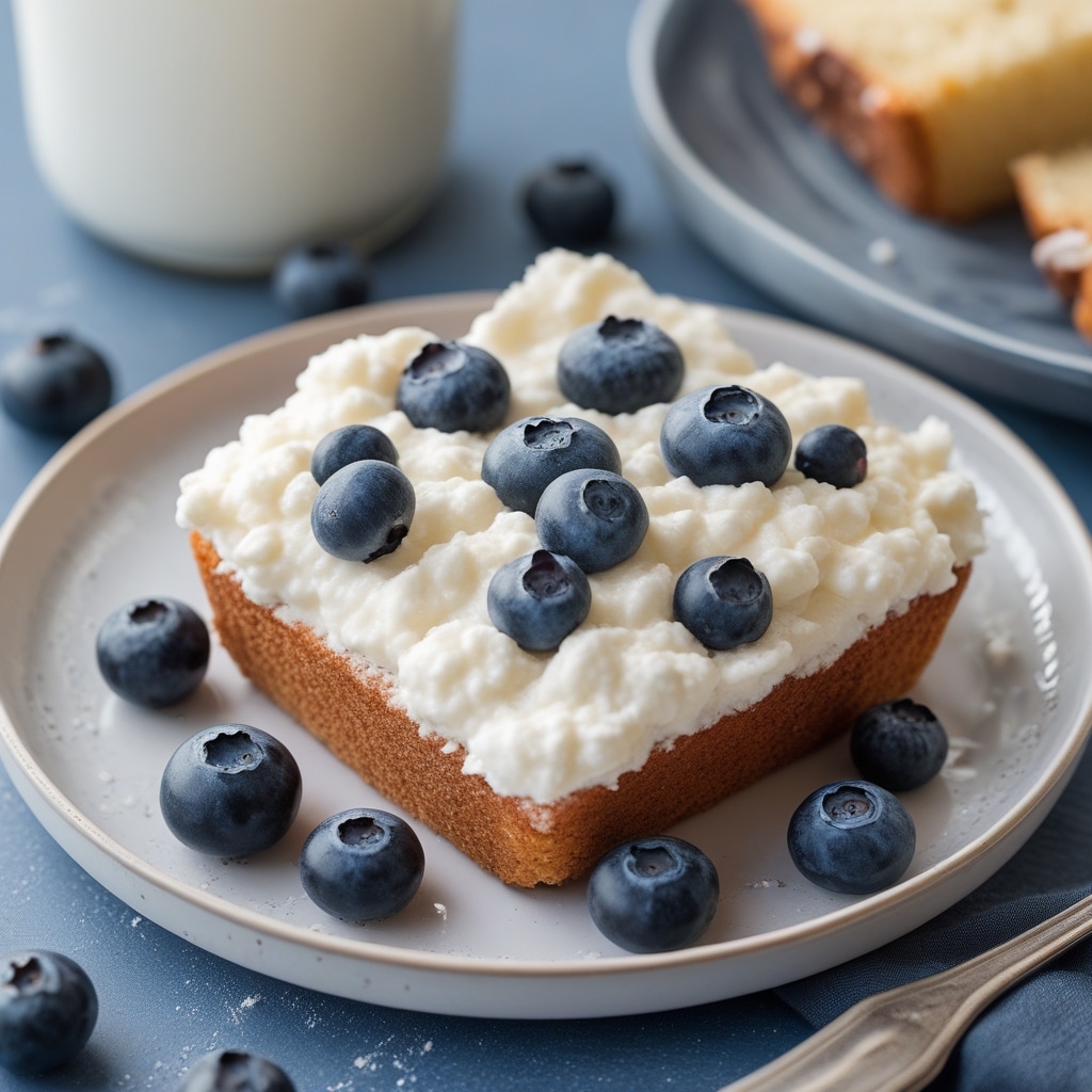 Cottage Cheese Blueberry Cloud Bread