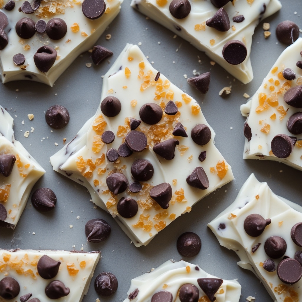 Chocolate Chip Protein Yogurt Bark