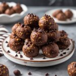 No-Bake Cottage Cheese Brownie Batter Protein Bites