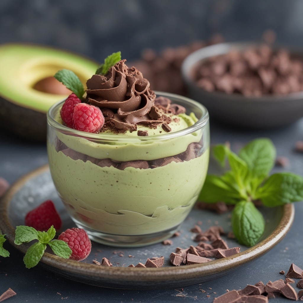 High-Protein Chocolate Avocado Mousse