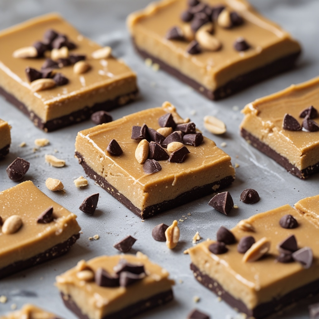 No-Bake Peanut Butter Keto Protein Bars