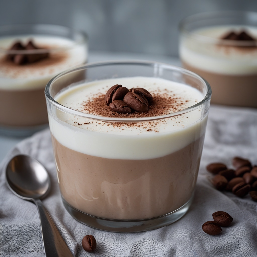 Creamy Mocha Cottage Cheese Pudding