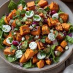 Roasted sweet potato salad