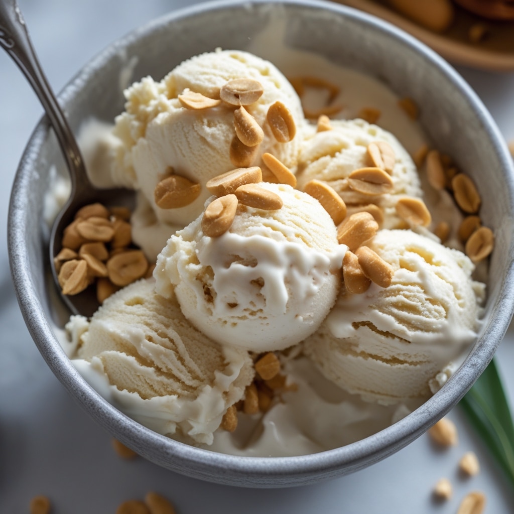 Peanut Butter Cottage Cheese Ice Cream