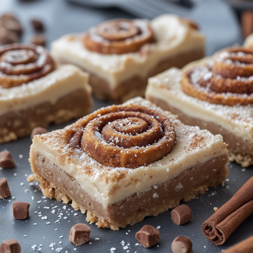 Keto Cinnamon Roll Protein Bars