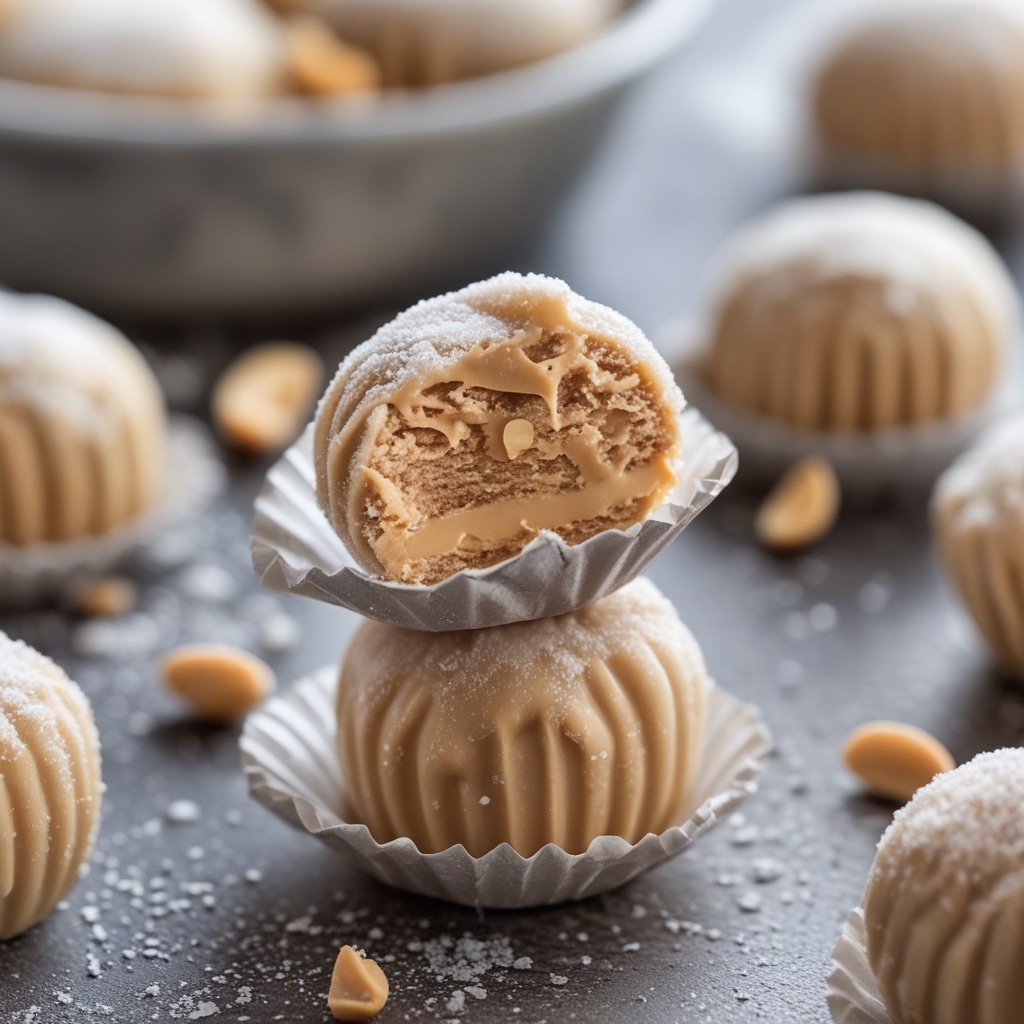 Frozen Greek Yogurt Peanut Butter Bites