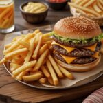 Double Cheeseburgers & Cheese Fries