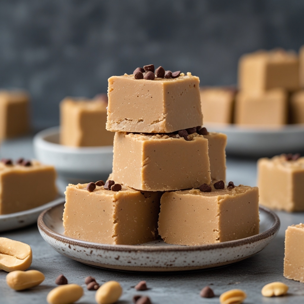 3-Ingredient Peanut Butter Protein Fudge