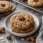 Healthy Gingerbread Oatmeal Breakfast Cookies