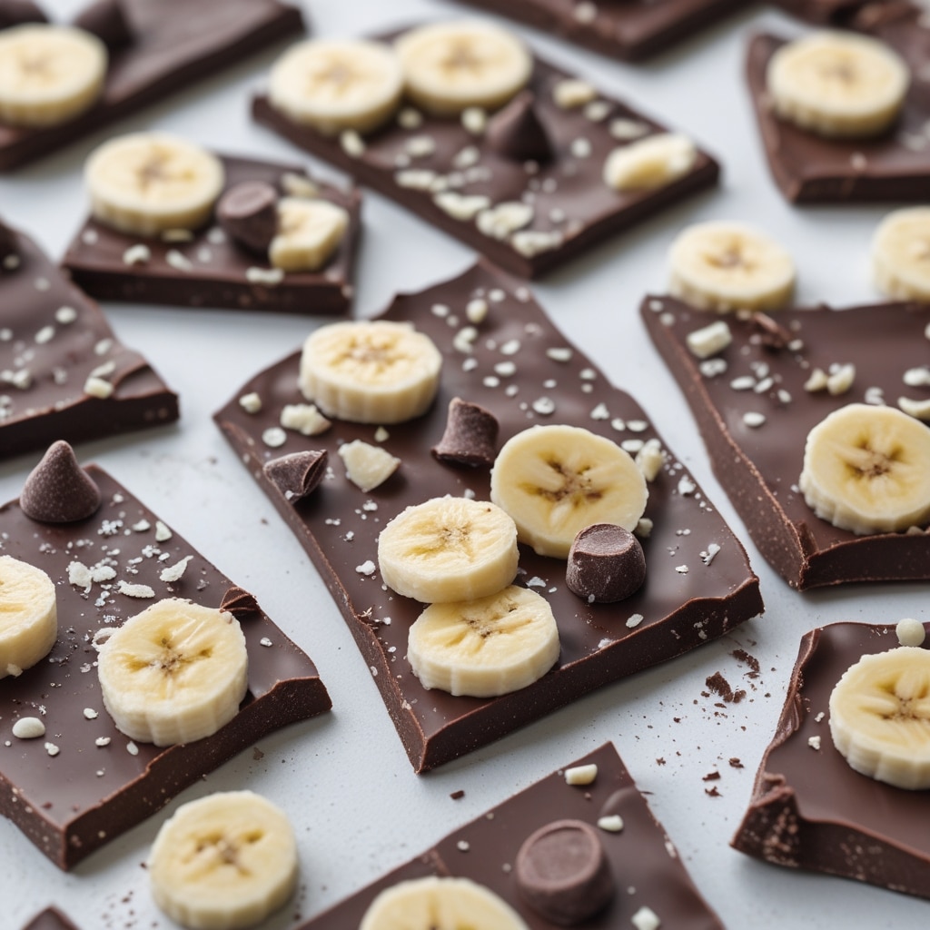 Chocolate Banana Yogurt Bark