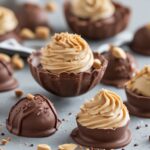 Chocolate Covered Peanut Butter Frozen Yogurt Bites (Vegan)