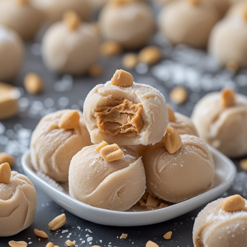 Frozen Peanut Butter Greek Yogurt Bites