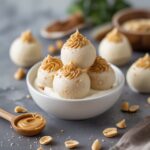 Healthy Frozen Greek Yogurt Peanut Butter Bites