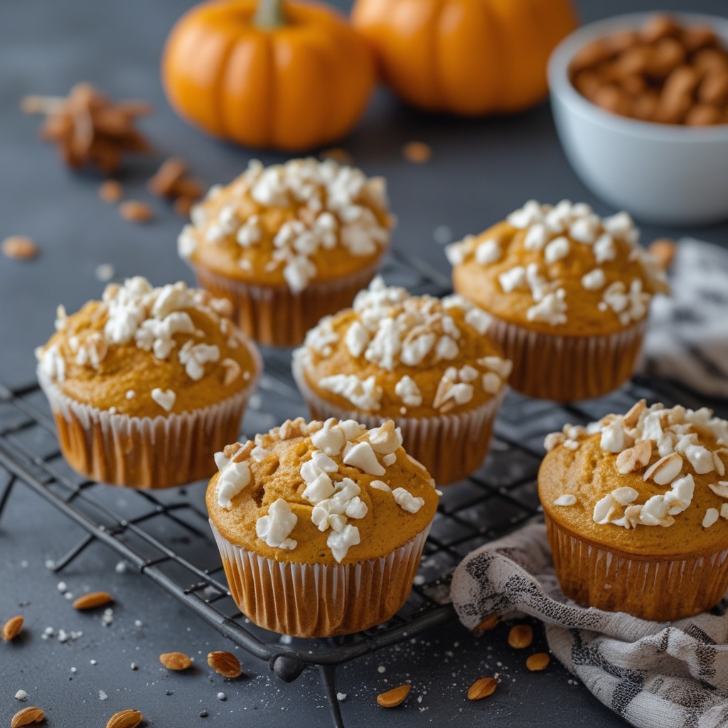 Pumpkin Cottage Cheese Muffins