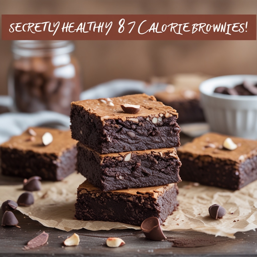 Secretly Healthy 87 Calorie Brownies!