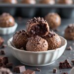 No-Bake Cottage Cheese Brownie Batter Protein Bites