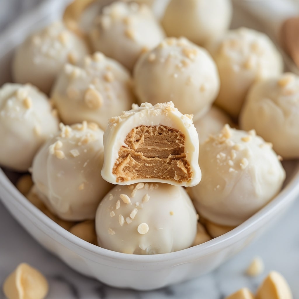White Chocolate Peanut Butter Balls