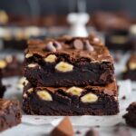 High Protein Double Chocolate Banana Greek Yogurt Brownies