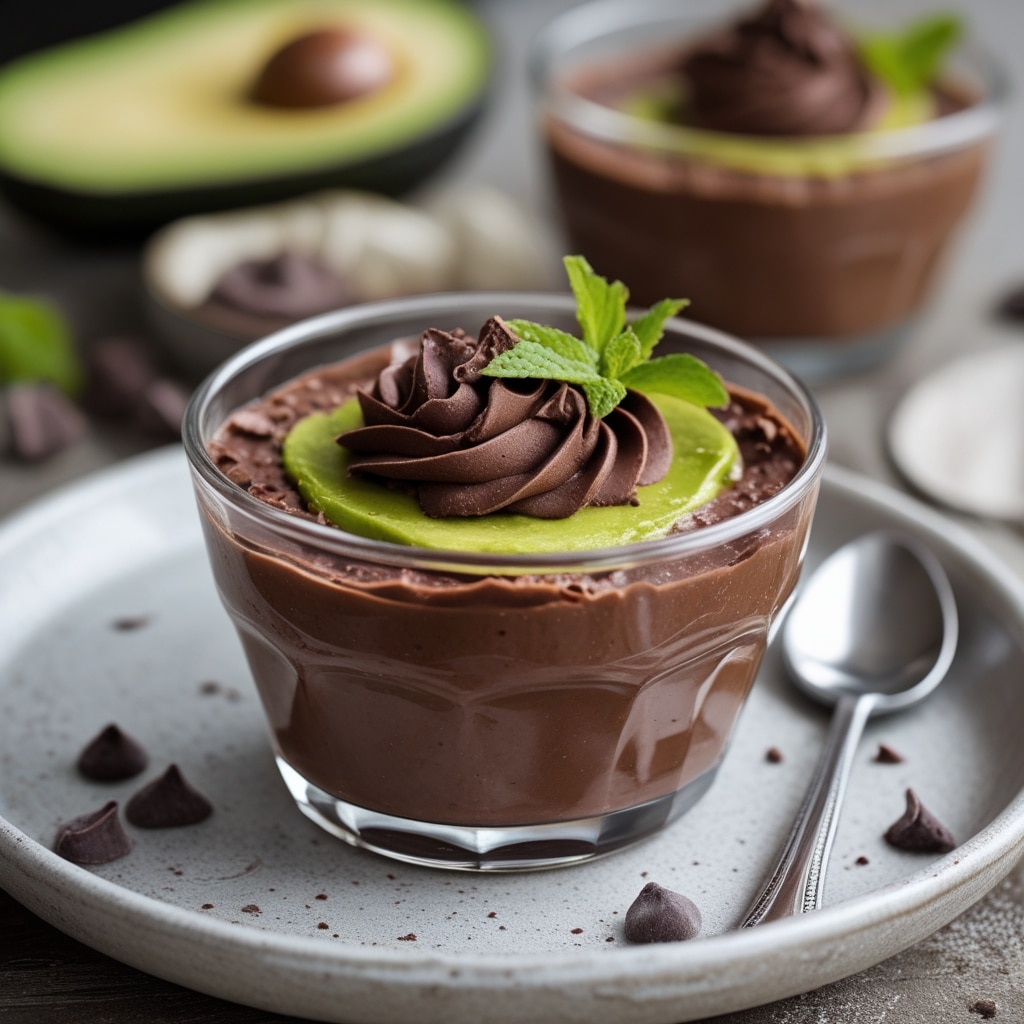 - Keto Avocado Chocolate Pudding