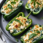Creamy Spinach and Feta Stuffed Peppers