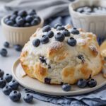 Blueberry Fluffy Cottage Cheese Cloud Bread