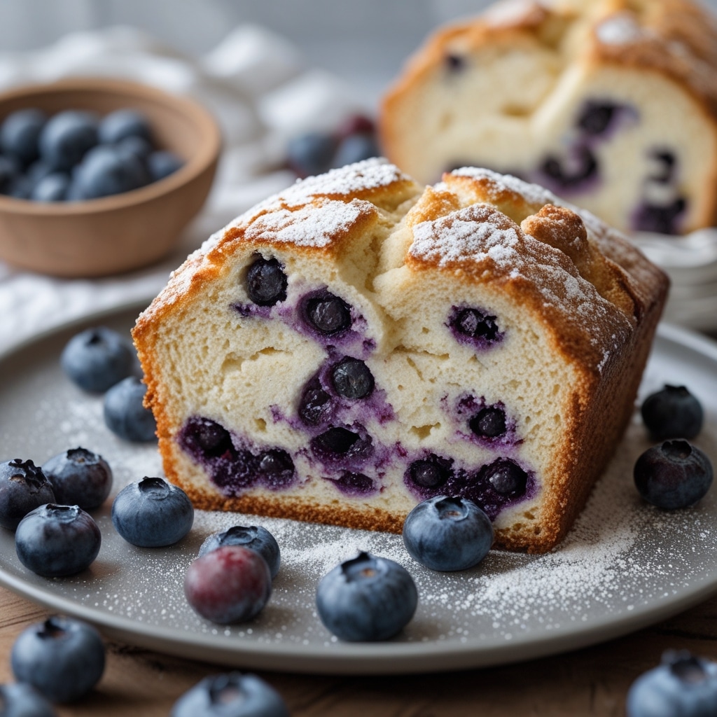 Easy Cottage Cheese Blueberry Cloud Bread
