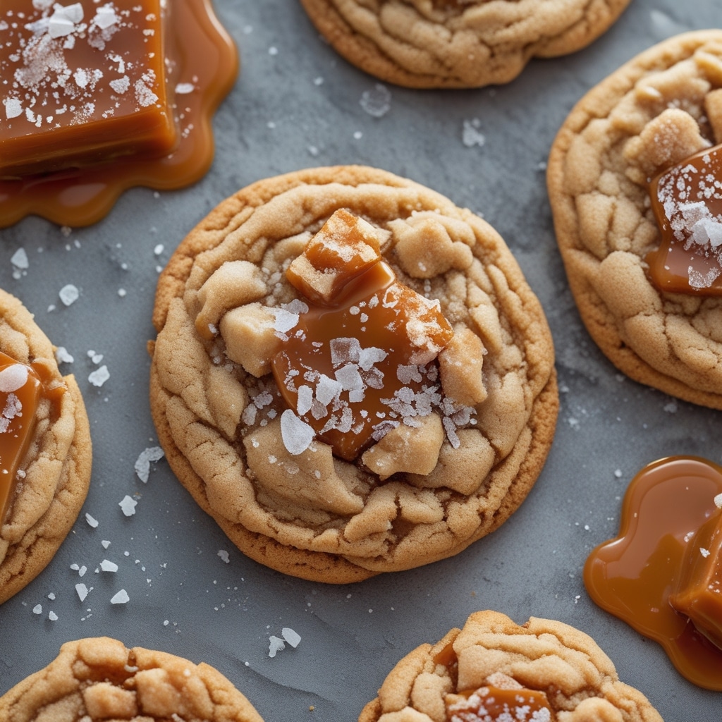 Salted Caramel Crunch Cookies