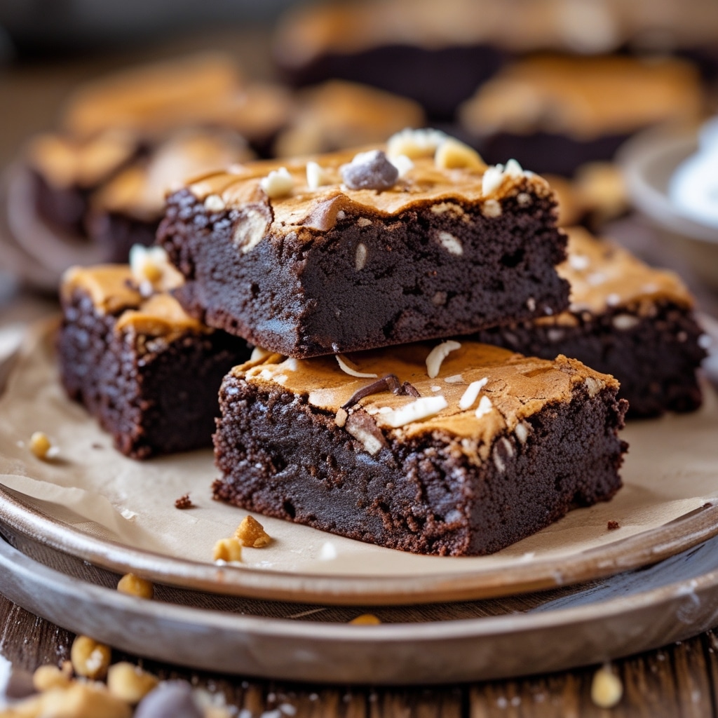 fudgy cottage cheese brownies