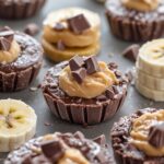 Frozen Chocolate Peanut Butter Banana Bites