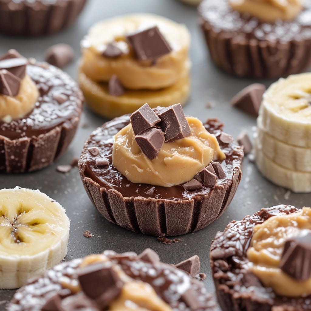 Frozen Chocolate Peanut Butter Banana Bites