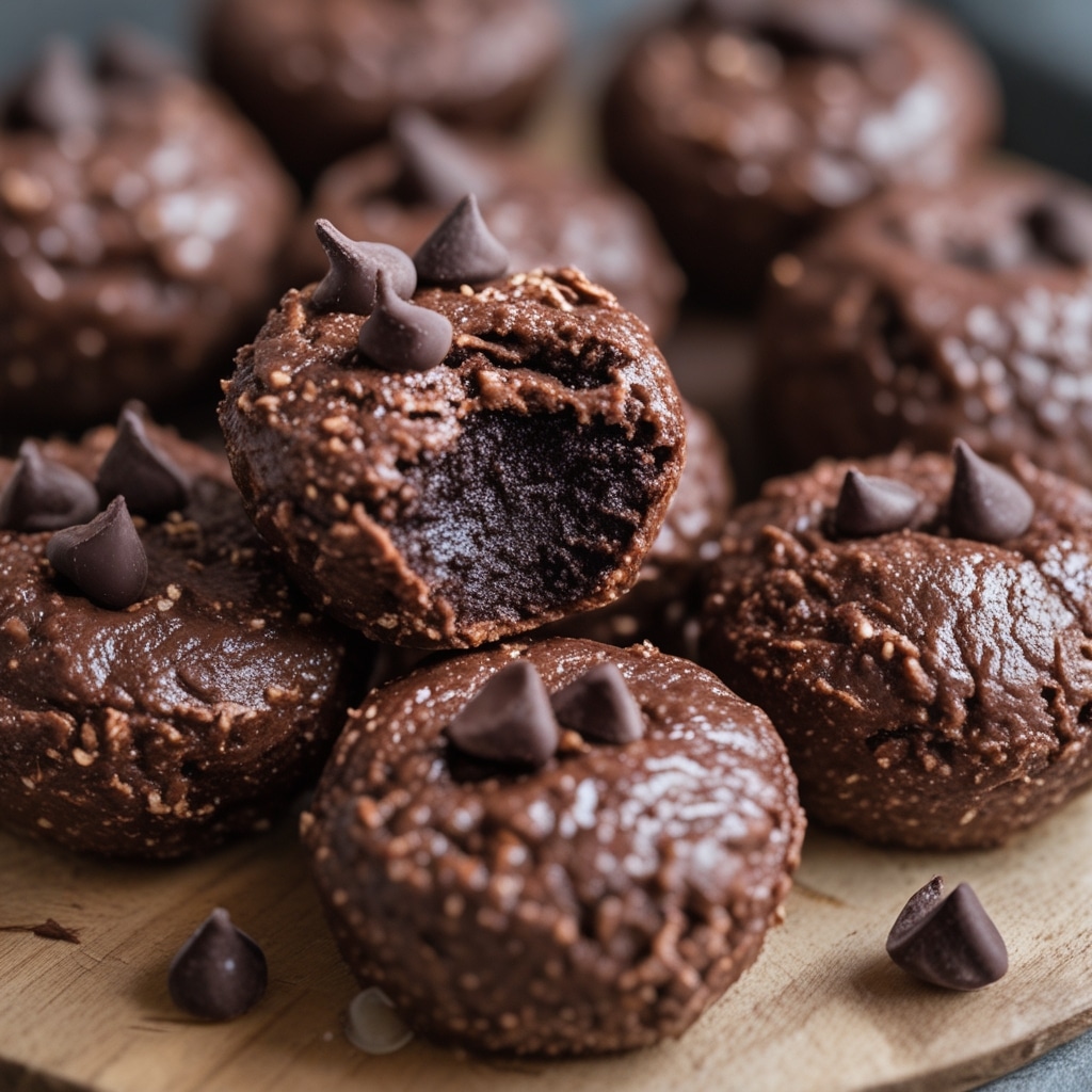 No-Bake Cottage Cheese Brownie Batter Protein Bites