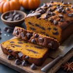 Soft & Moist Pumpkin Spice Greek Yogurt Bread with Chocolate Chip Layers
