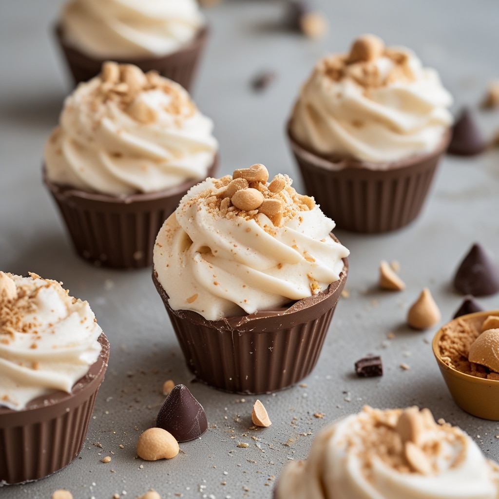 Peanut Butter Frozen Yogurt Bites (with Greek Yogurt + Chocolate)