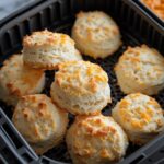 Keto Air Fryer Cheddar Cottage Cheese Biscuits
