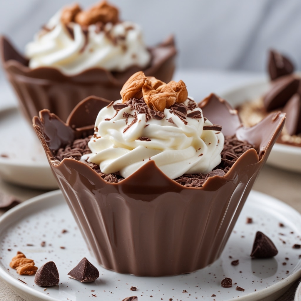Chocolate Magic Shell Yogurt Cup (Viral Recipe)